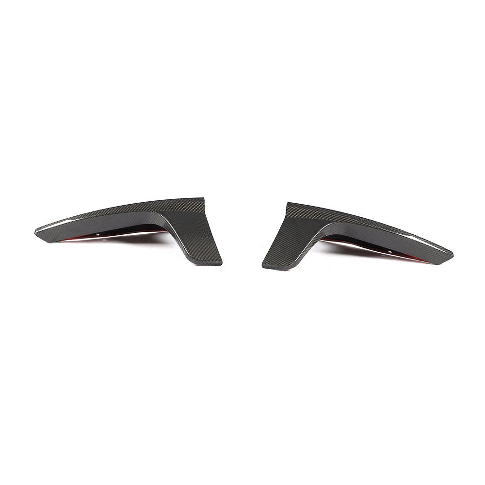 DynaCarbon™️ Carbon Rear Bumper Splitter for Tesla Model 3 Sedan 2016-2019