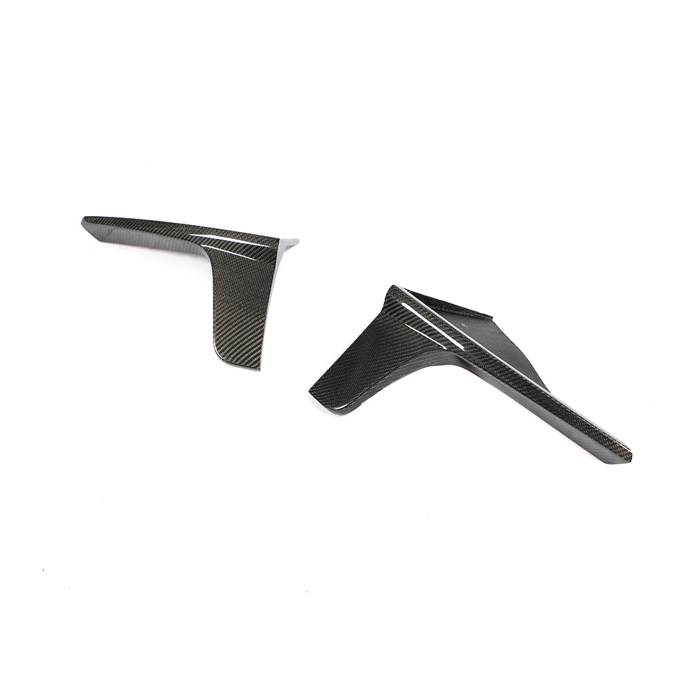DynaCarbon™️ Carbon Rear Bumper Splitter for Tesla Model 3 Sedan 2016-2019