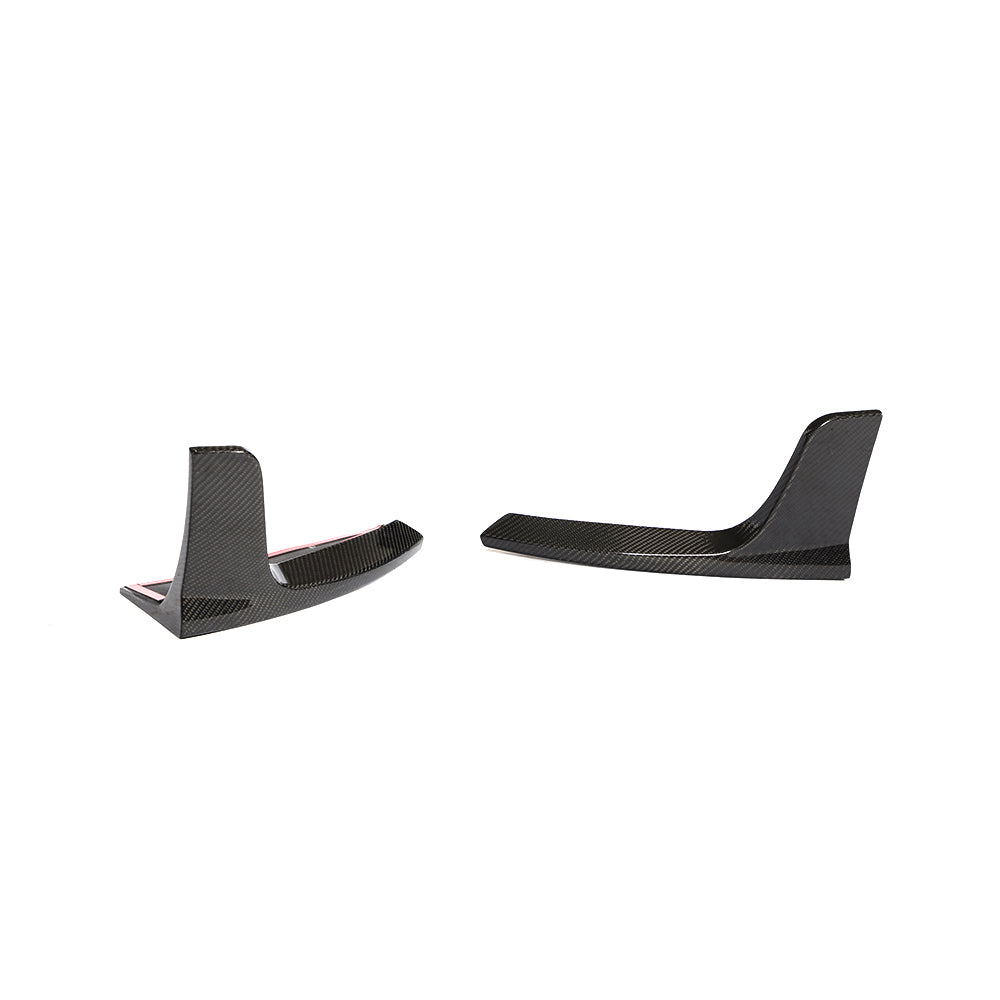 DynaCarbon™️ Carbon Rear Bumper Splitter for Tesla Model 3 Sedan 2016-2019