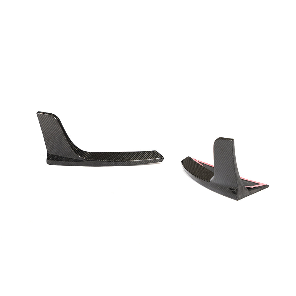 DynaCarbon™️ Carbon Rear Bumper Splitter for Tesla Model 3 Sedan 2016-2019