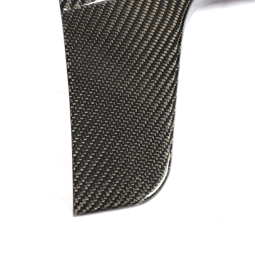 DynaCarbon™️ Carbon Rear Bumper Splitter for Tesla Model 3 Sedan 2016-2019