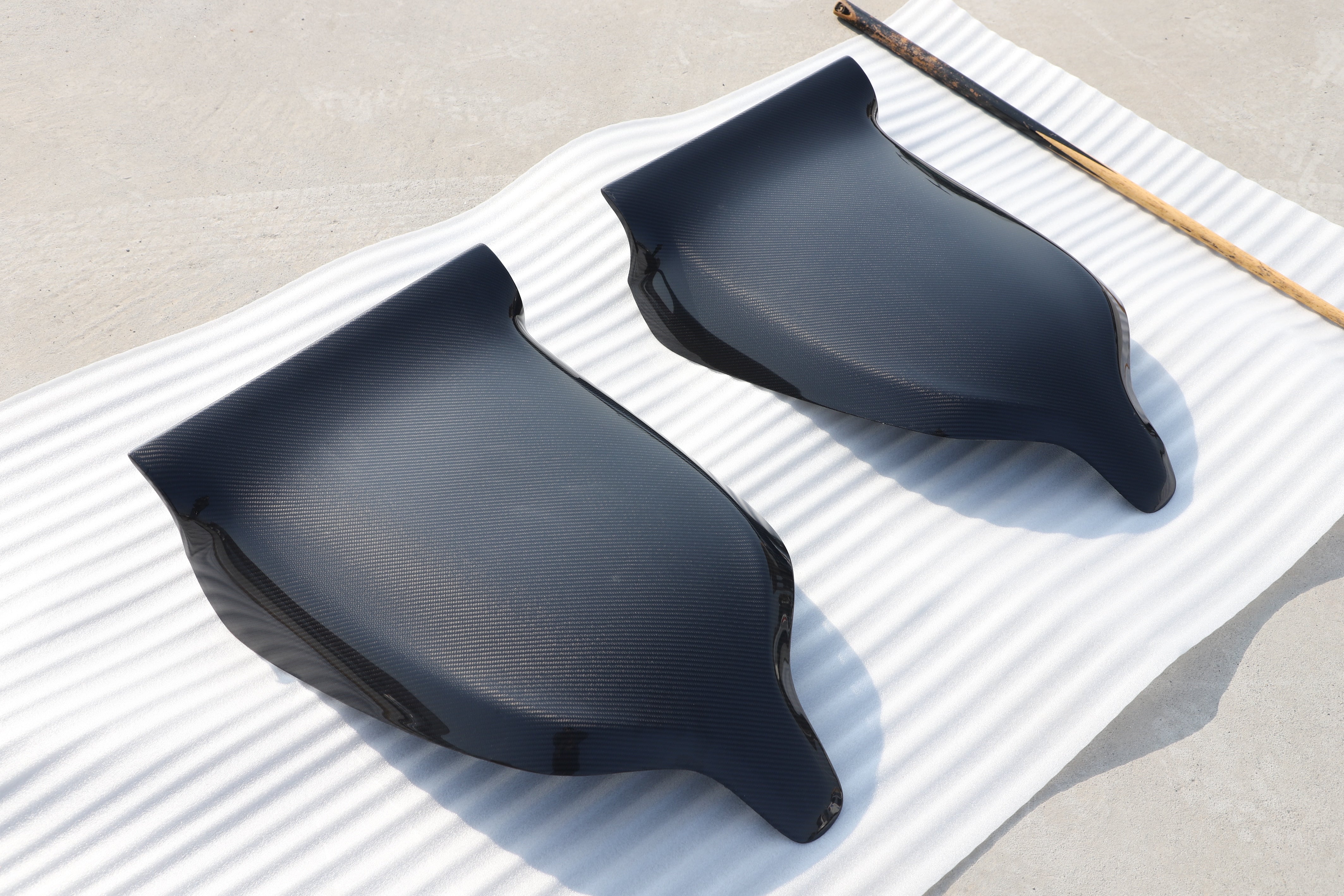 DynaCarbon™️ Carbon Seat Back Cover for Tesla Model X 2017-2019