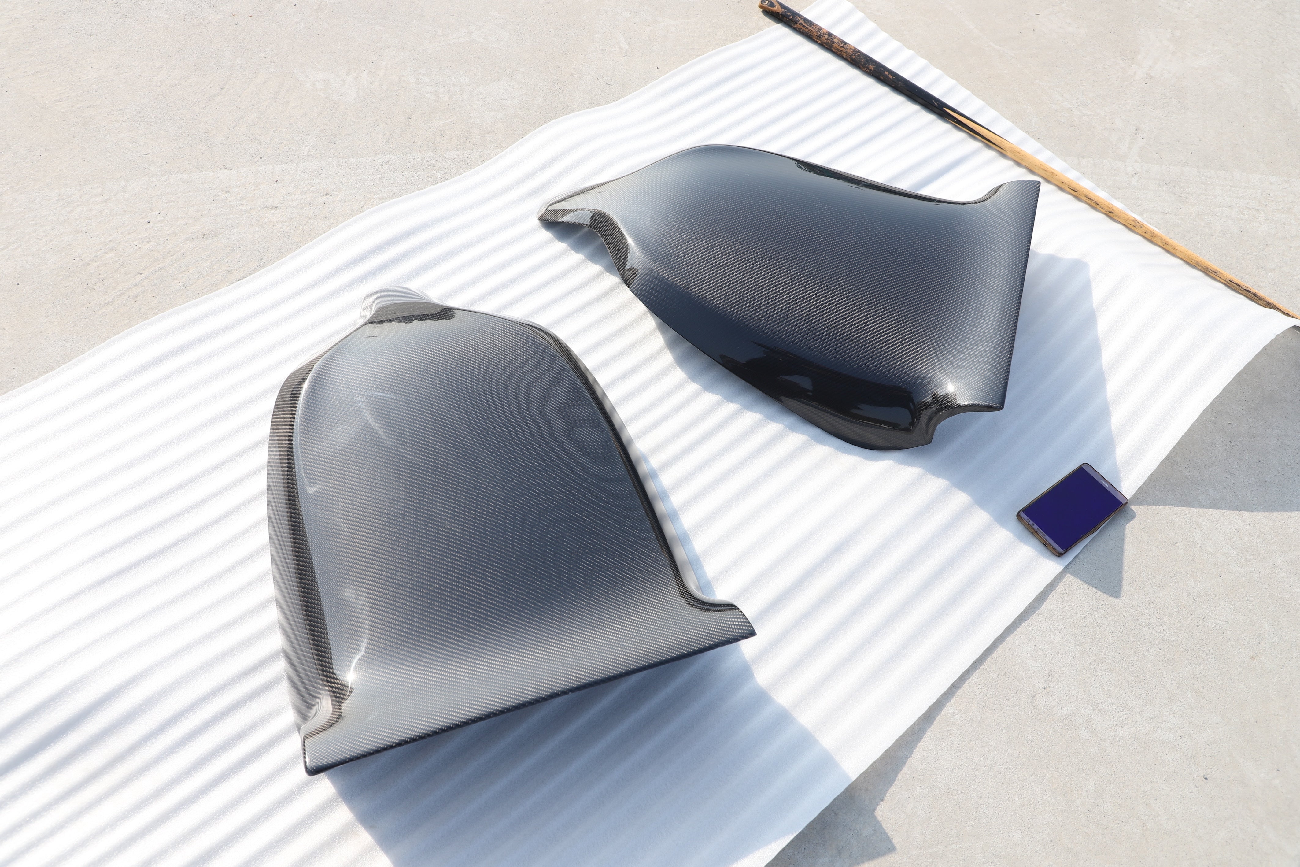 DynaCarbon™️ Carbon Seat Back Cover for Tesla Model X 2017-2019