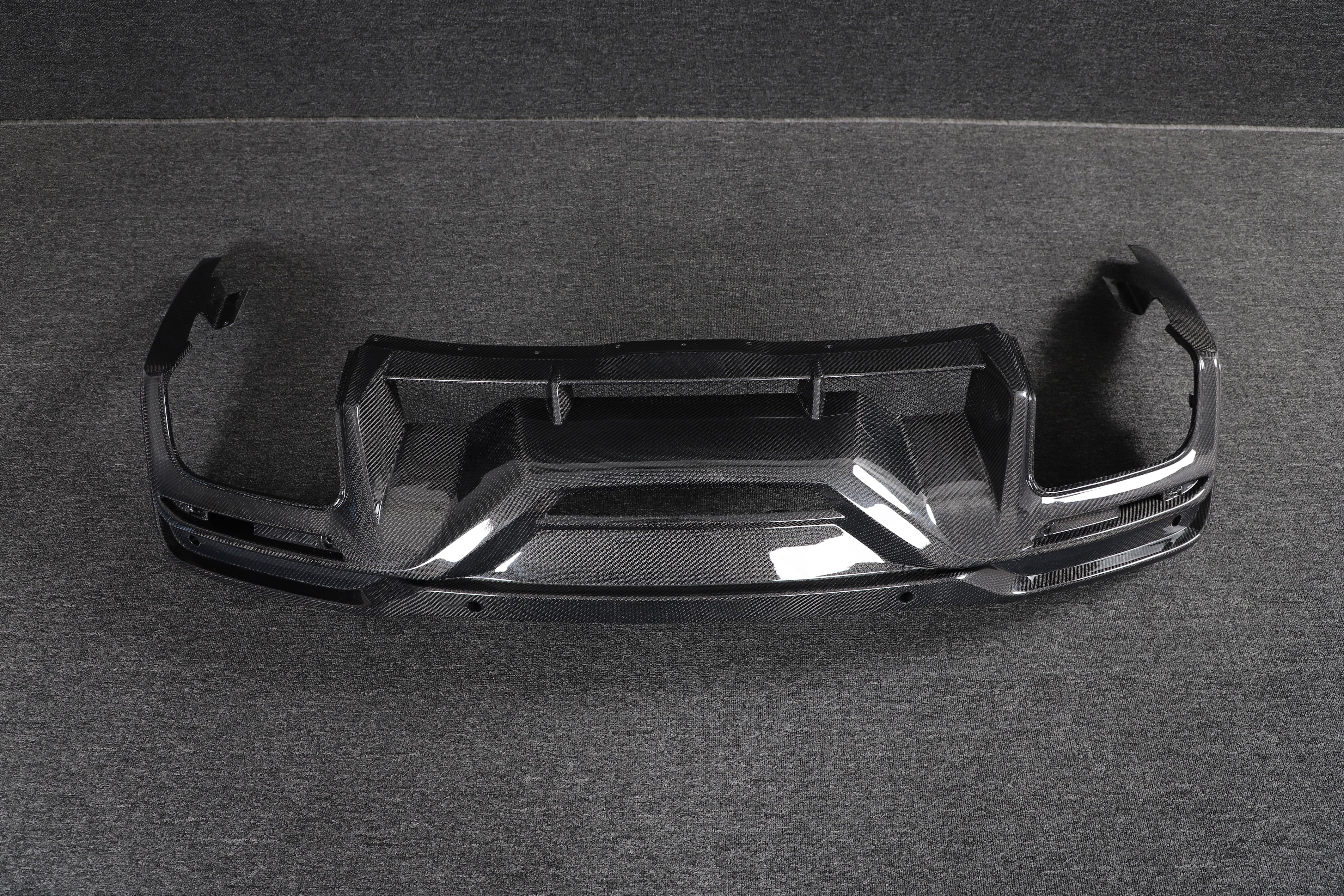 DynaCarbon™️ Carbon Rear Diffuser for Ford Mustang Dark Horse 2024-2026