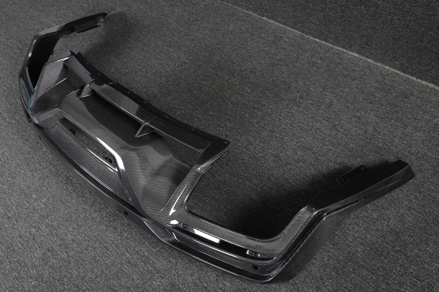 DynaCarbon™️ Carbon Rear Diffuser for Ford Mustang Dark Horse 2024-2025