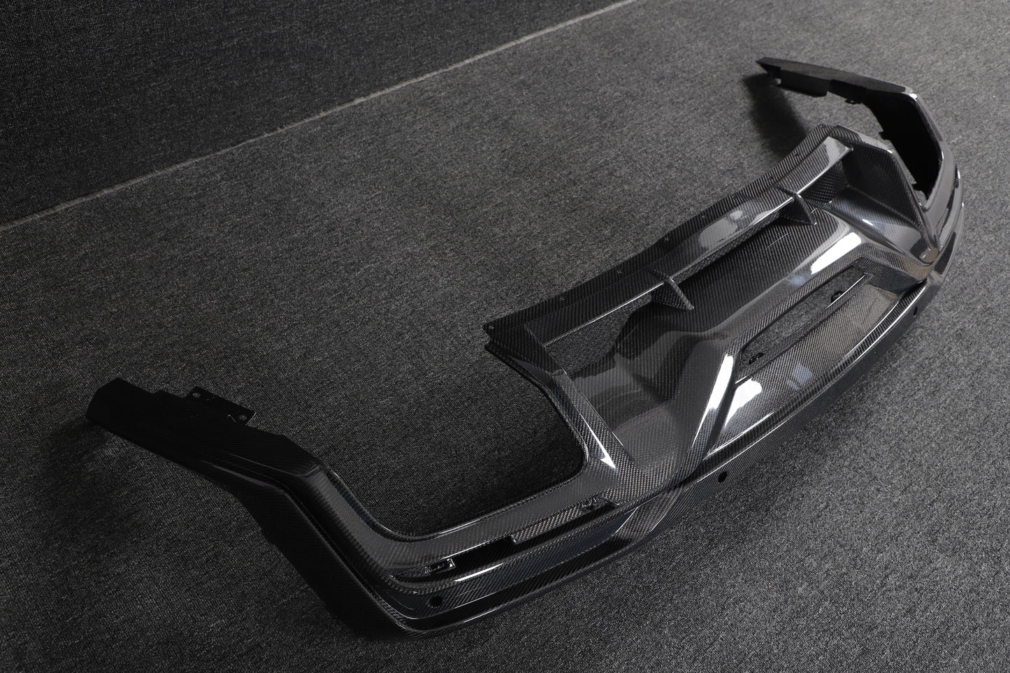 DynaCarbon™️ Carbon Rear Diffuser for Ford Mustang Dark Horse 2024-2025
