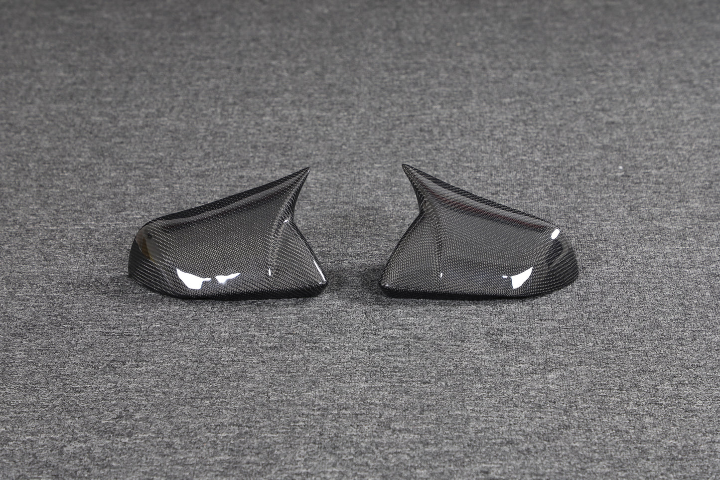 DynaCarbon™️ Carbon Side Mirror Cover WITH Lane Assist for Ford Mustang 2015-2023