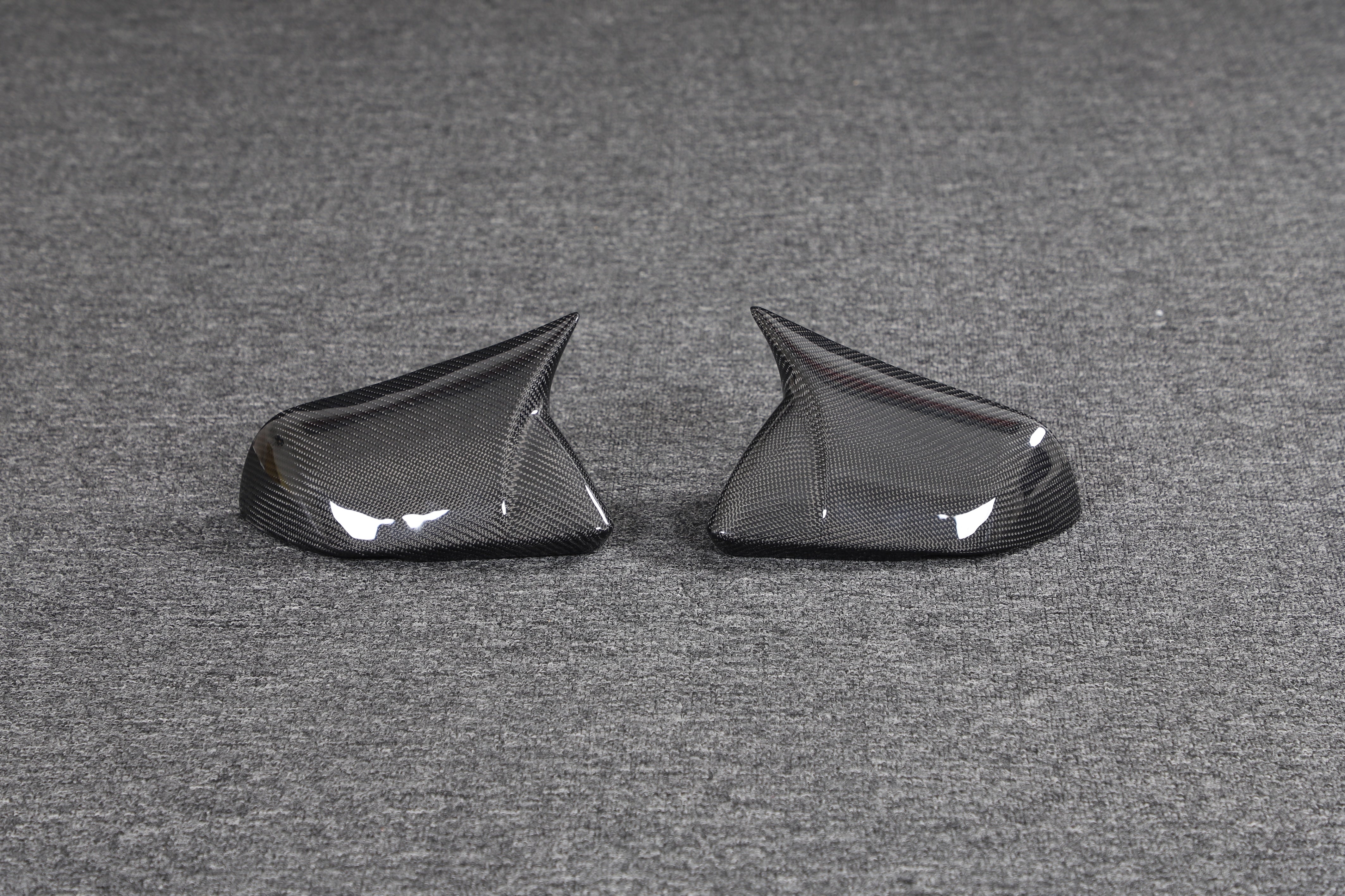 DynaCarbon™️ Carbon Side Mirror Cover WITH Lane Assist for Ford Mustang 2015-2023