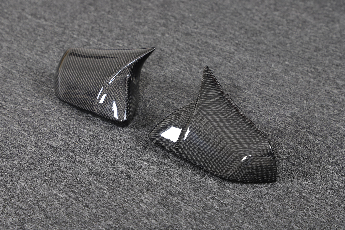 DynaCarbon™️ Carbon Side Mirror Cover WITH Lane Assist for Ford Mustang 2015-2023