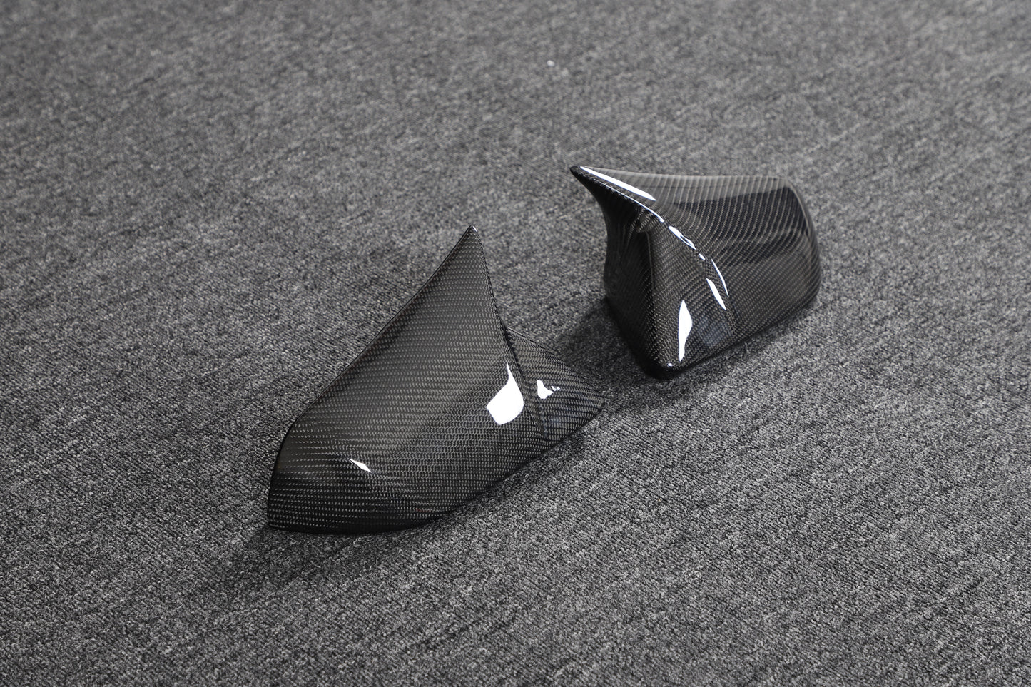 DynaCarbon™️ Carbon Side Mirror Cover WITH Lane Assist for Ford Mustang 2015-2023