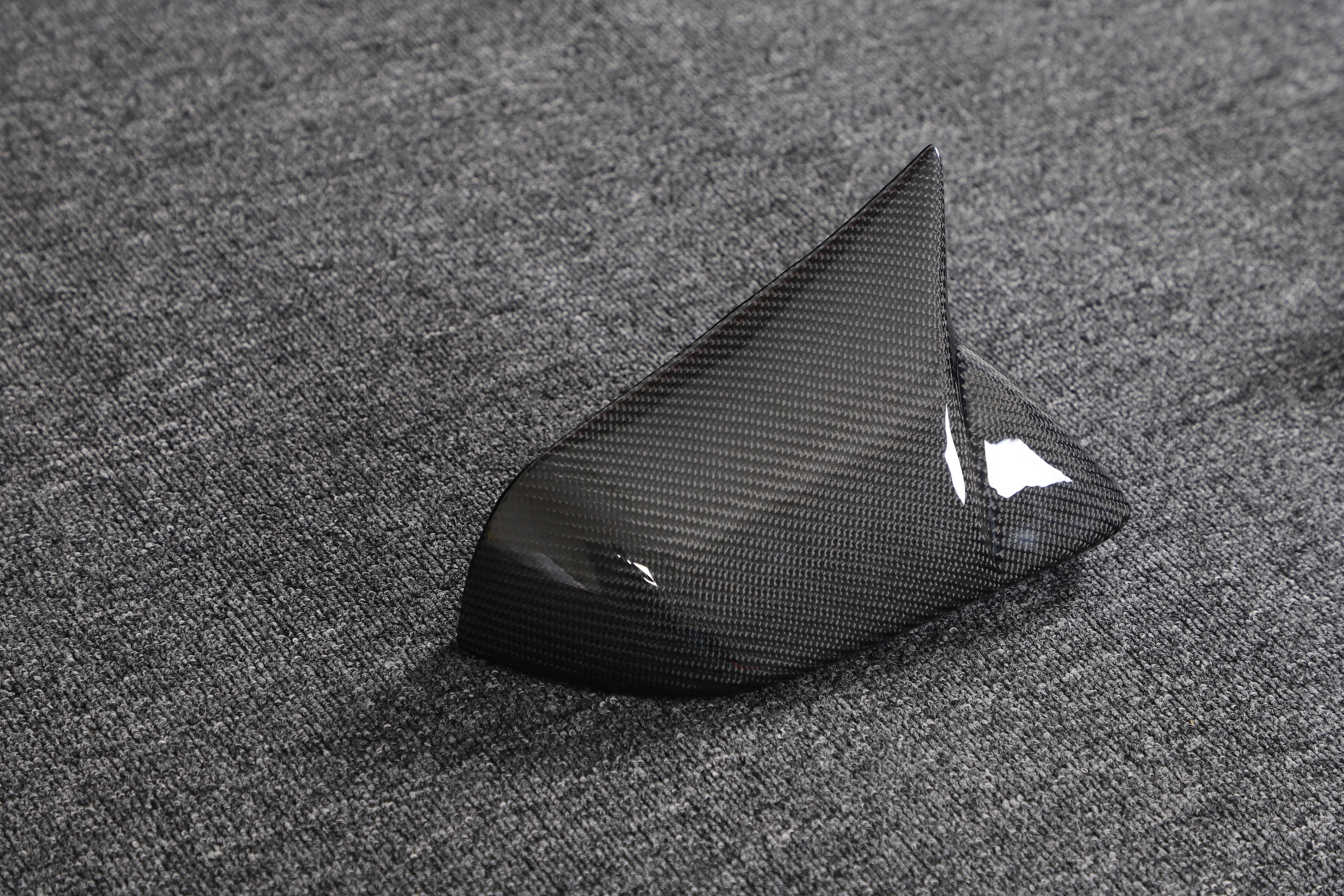 DynaCarbon™️ Carbon Side Mirror Cover WITH Lane Assist for Ford Mustang 2015-2023