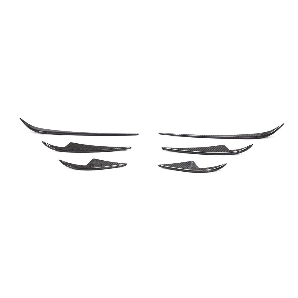 DynaCarbon™️ Carbon Front Bumper Splitter for Tesla Model 3 Sedan 2016-2019