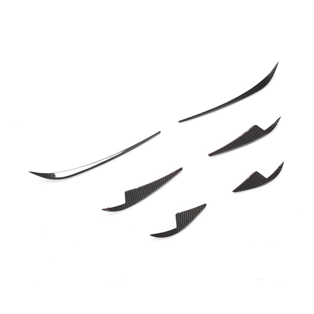 DynaCarbon™️ Carbon Front Bumper Splitter for Tesla Model 3 Sedan 2016-2019