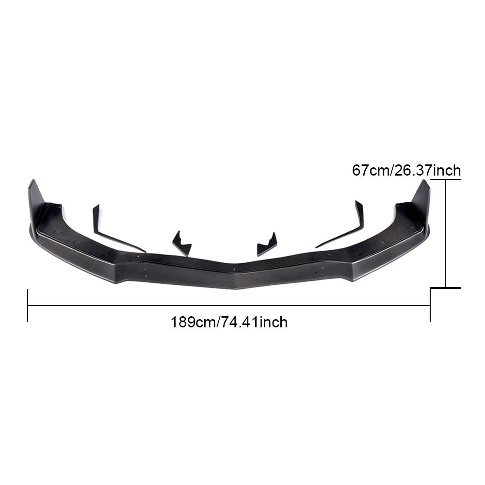 Carbon Splitter Front Bumper Lip for Chevrolet Camaro 2014-2015, view 11