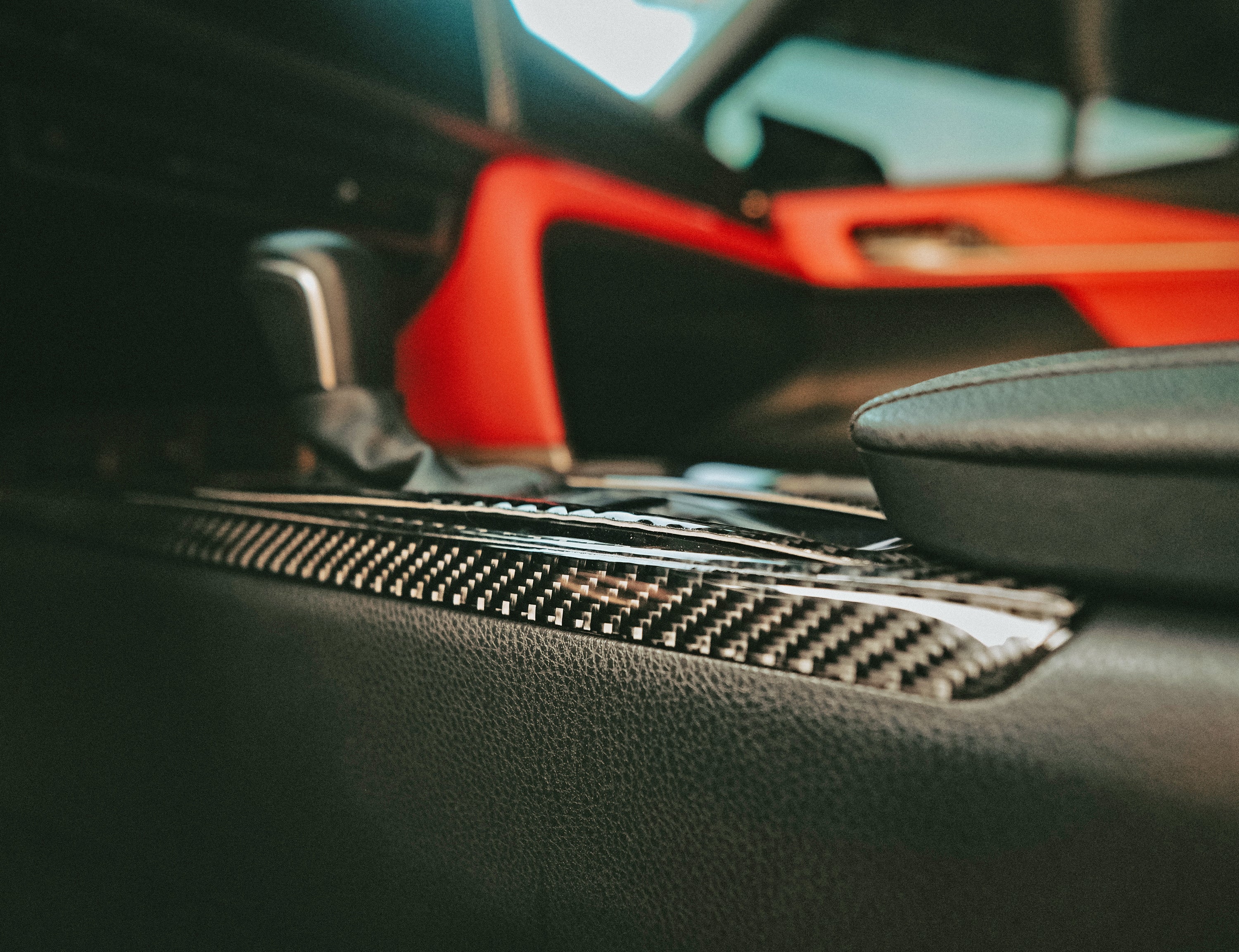 DynaCarbon™️ Carbon Fiber Auto Shifter Trim Toyota Camry 2025-UP