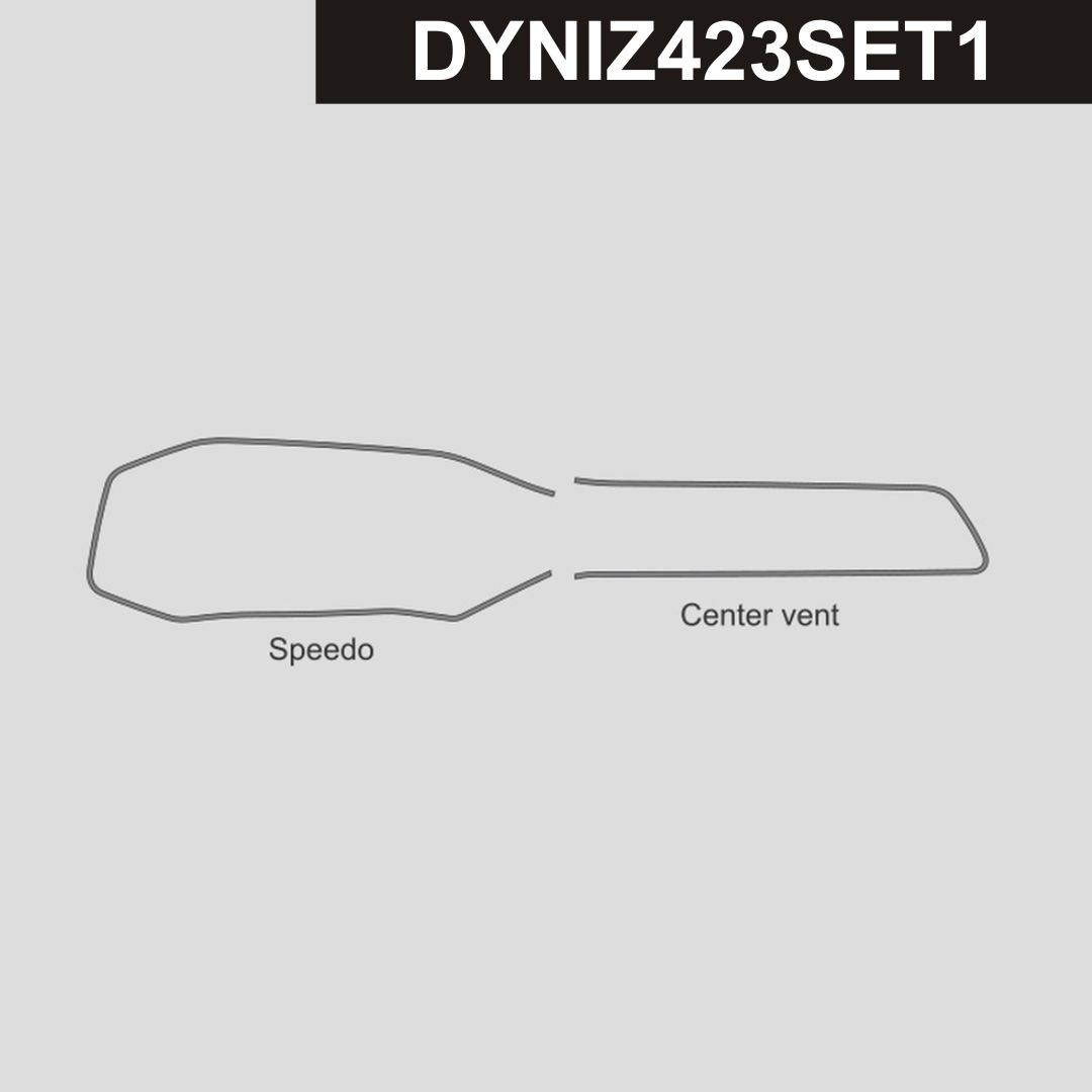 DynaCarbon™️ Carbon Fiber Speedo and Center Vent Trim Nissan Z 2023-2026