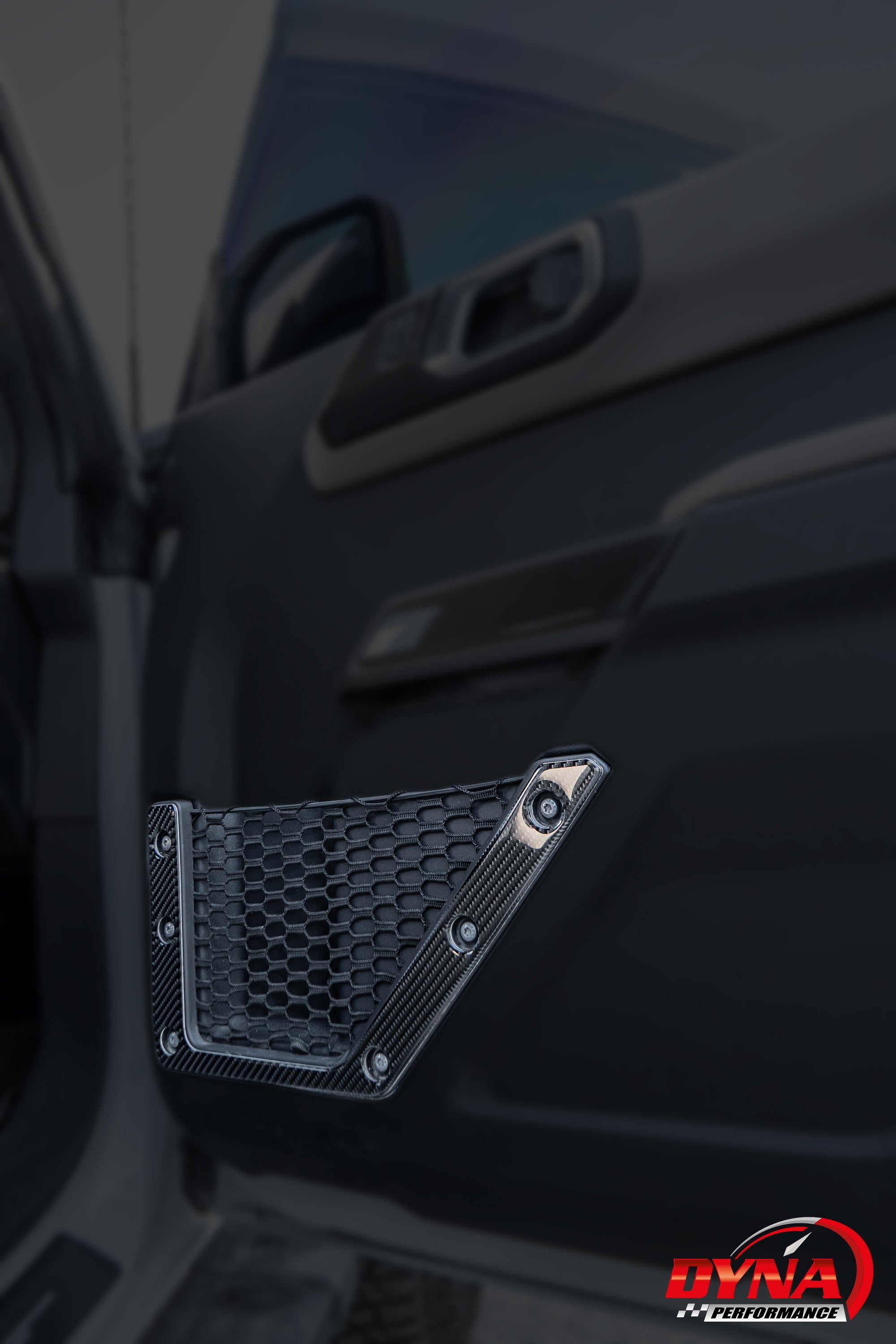 DynaCarbon™️ Carbon Door Net Compartments for Ford Bronco 2021-2024