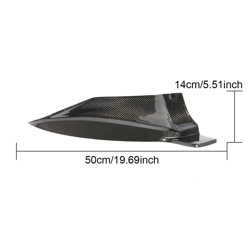 DynaCarbon™️ Carbon Rear Bumper Diffuser for Tesla Model S 70D Sedan 4-D 2016-2017