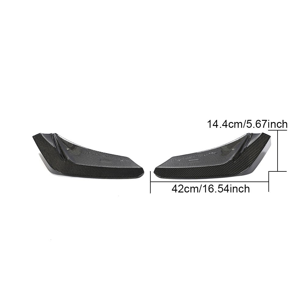 DynaCarbon™️ Carbon Rear Bumper Splitter for Chevrolet Corvette C8 2020-2021