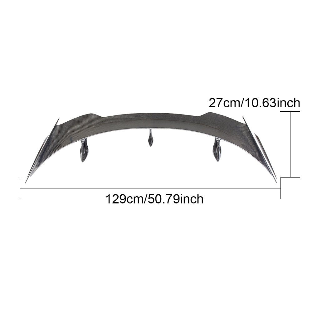 DynaCarbon™️ Track Pack Style Carbon Rear Trunk Spoiler for Ford Mustang 2015-2023