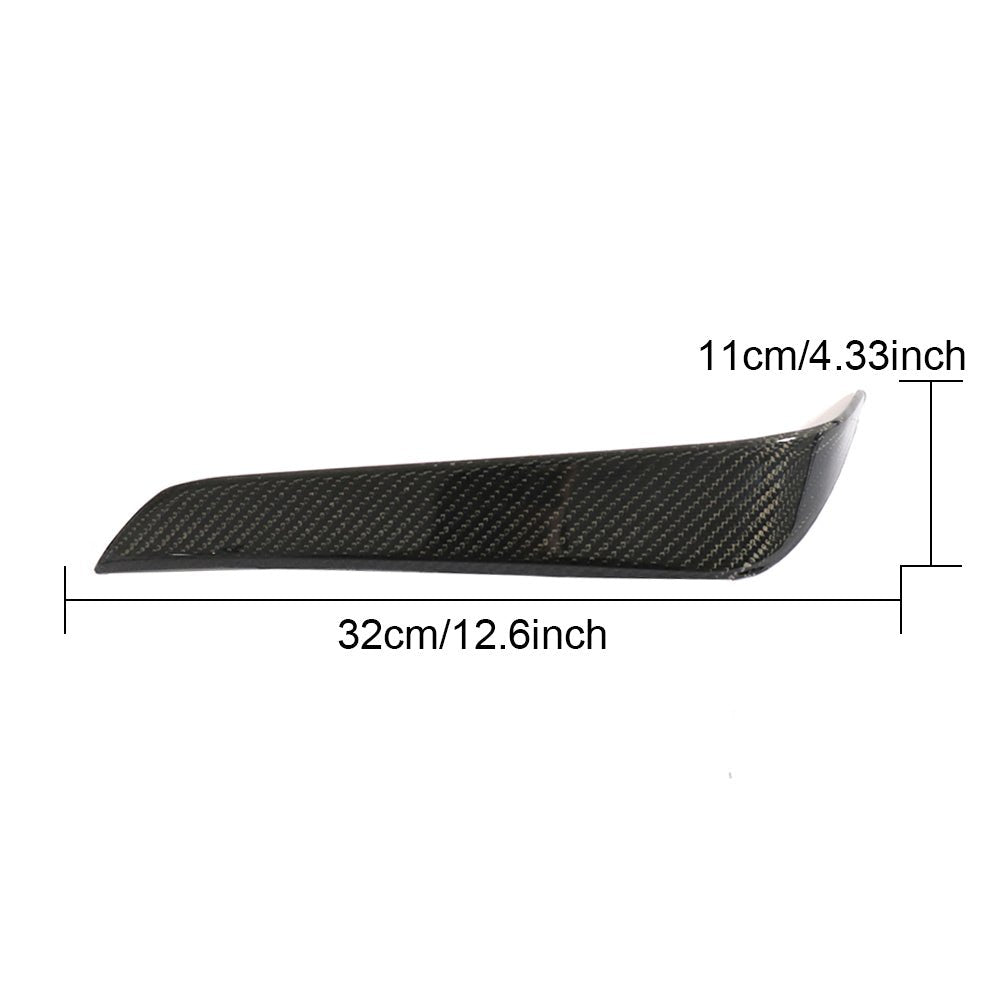 DynaCarbon™️ Carbon Rear Bumper Vents Fins for Tesla Model X 75D 90D P90D 100D P100D 2016-2018