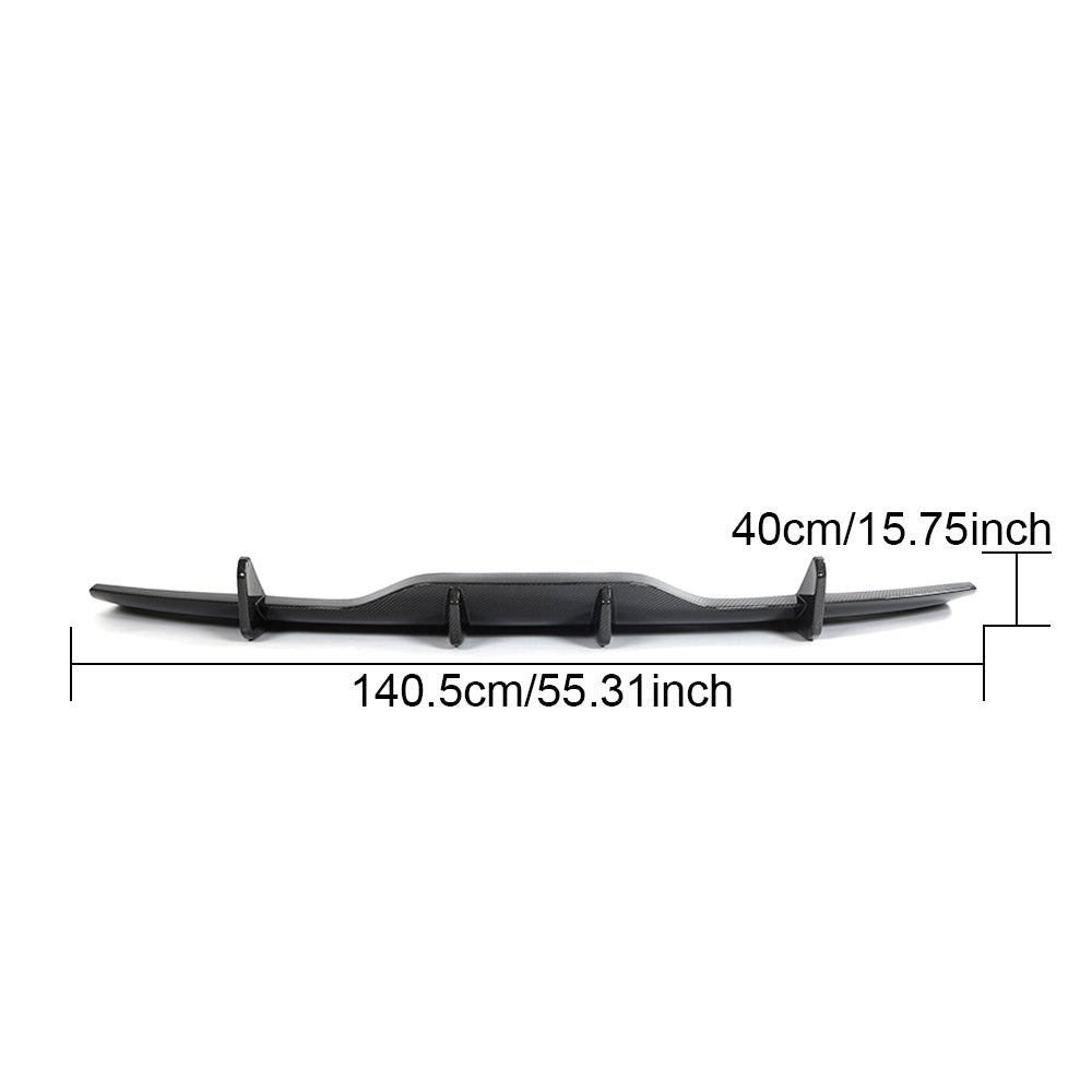 DynaCarbon™️ Carbon Rear Bumper Diffuser for Tesla Model S Plaid 2021-2023