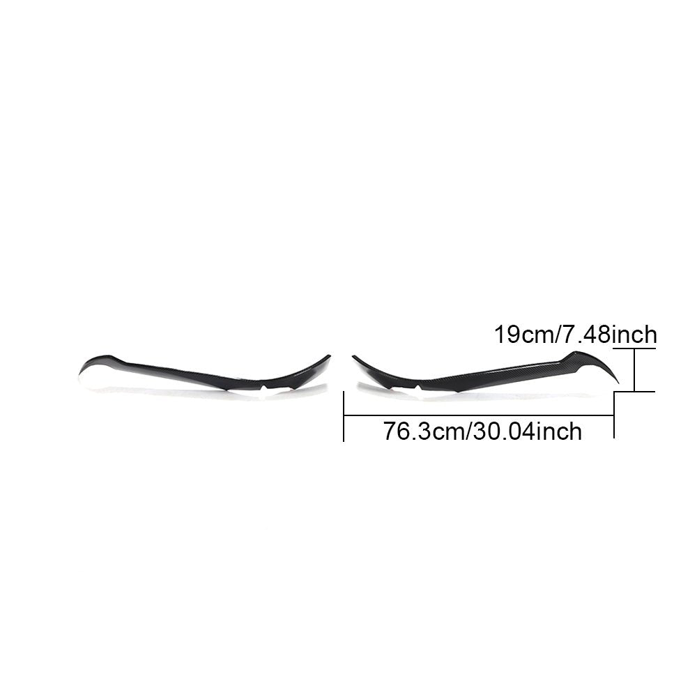 DynaCarbon™️ Carbon Fiber Bumper Canards for Chevrolet Corvette C8 2020-2021
