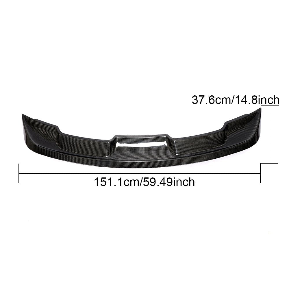 DynaCarbon™️ GT500 Style Carbon Rear Spoiler for Ford Mustang (Fits all models) 2015-2023