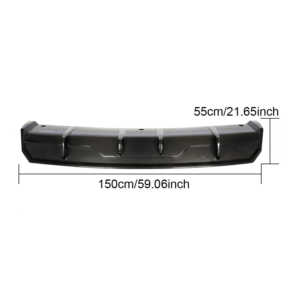 DynaCarbon™️ Carbon Rear Diffuser for Tesla Model 3 Sedan 2016-2019