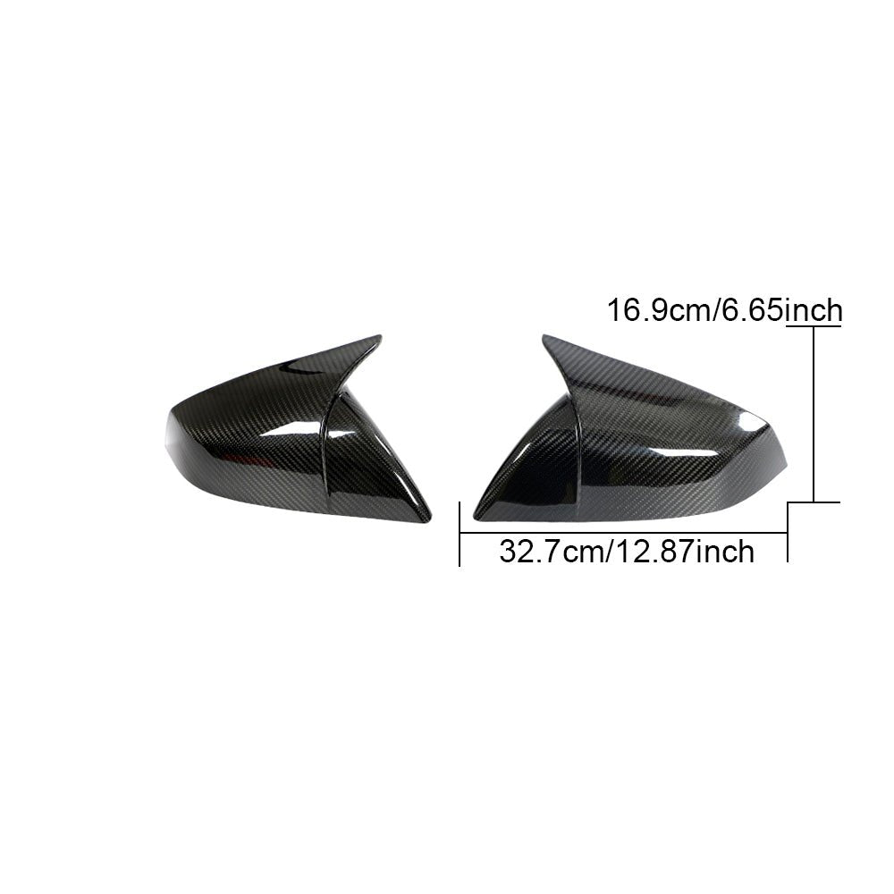DynaCarbon™️ Carbon Side Mirror Cover for Tesla Model S Plaid 2021-2023