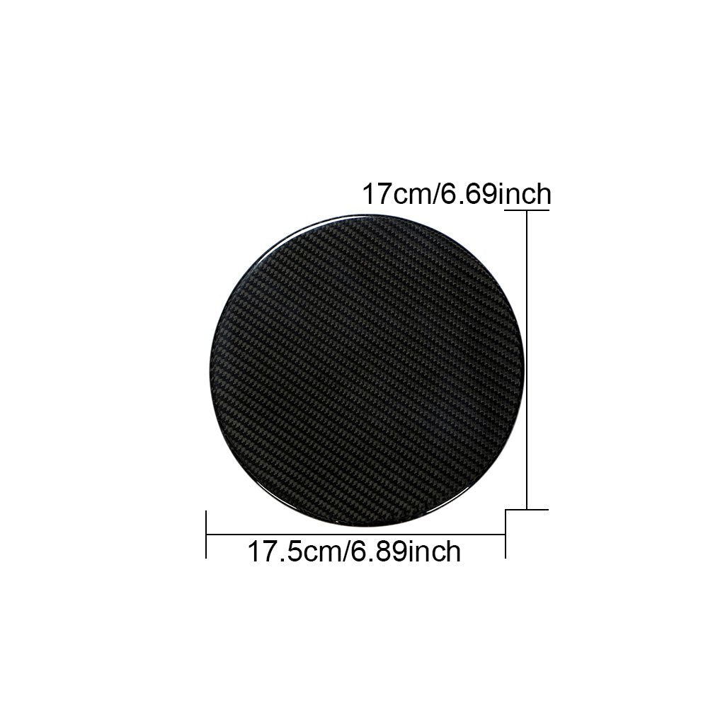 Carbon Fiber Fuel Tank Cover for Chevrolet Camaro 2016-2022, view 4