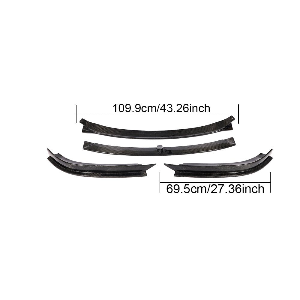 DynaCarbon™️ Carbon Front Lip for Tesla Model S 2016-2017
