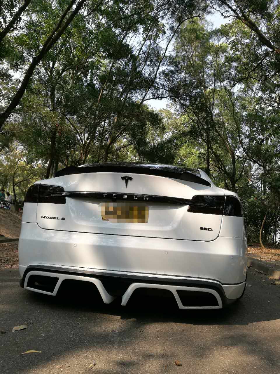 DynaCarbon™️ Carbon Bumper Kit for Tesla Model S 85 P85 2012-2016