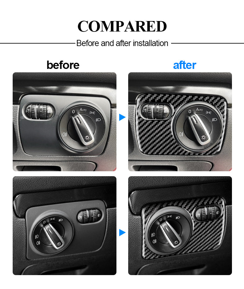 DynaCarbon™ Headlight Switch for Volkswagen Golf MK6 2008-2013