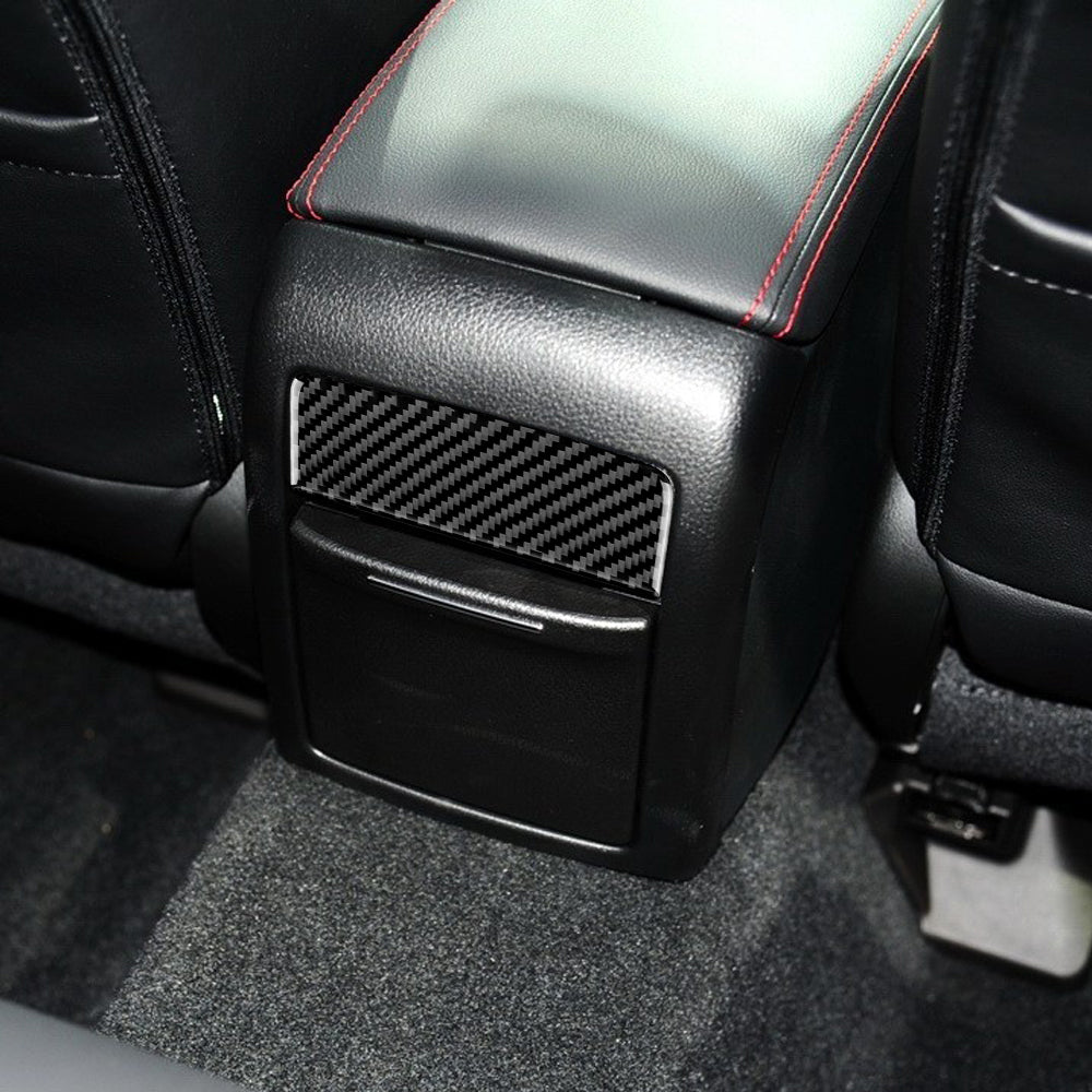 DynaCarbon™ Carbon Fiber Cup Holder Cover Trim For Subaru WRX 2015-2021
