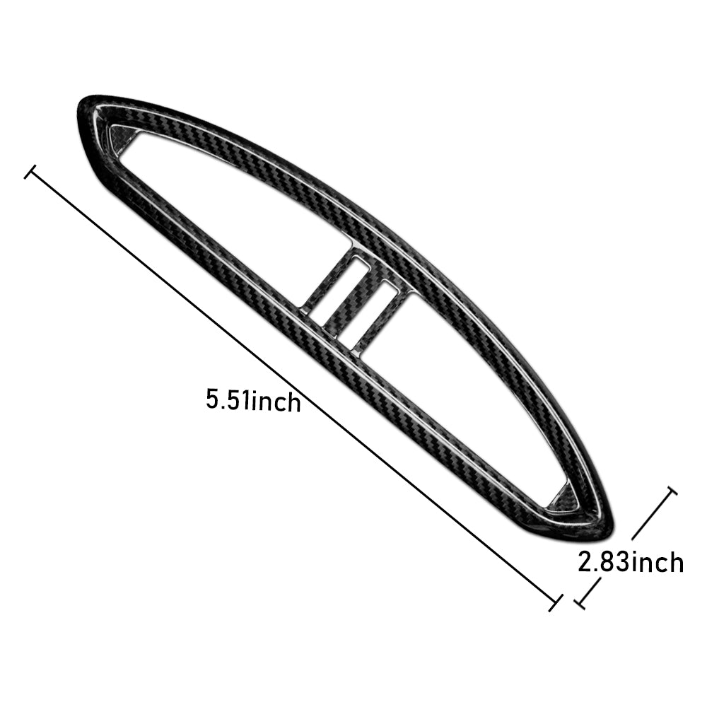 DynaCarbon™️ Hard Carbon Central Control Air Outlet Cover for Subaru BRZ / Toyota 86 2013-2020