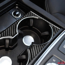 DynaCarbon™️ Carbon Fiber Cup Holder Trim Overlay for Mercedes Benz GLS 16-18 GLE 15-17 GL 13-15 ML