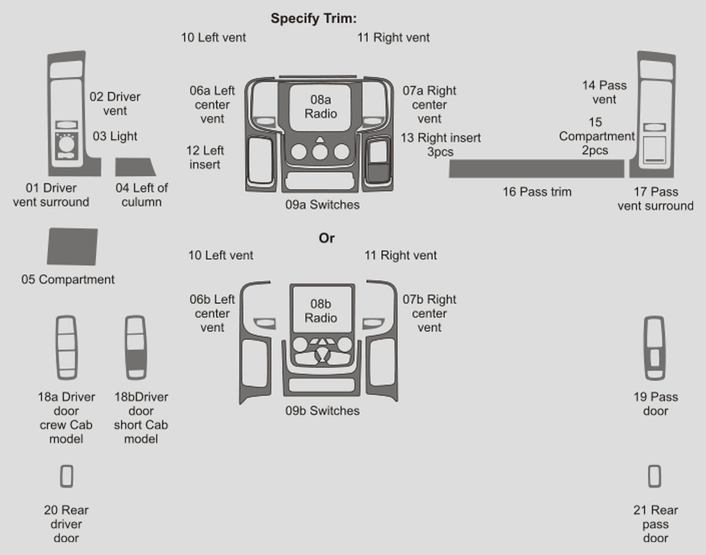 Ram 1500 (Crew Cab) 2013-2015