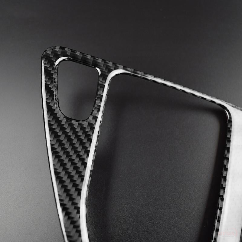 DynaCarbon™️ Carbon Fiber LHD Gear Shift Panel Trim Overlay for BMW 3 Series E90 E92 E93
