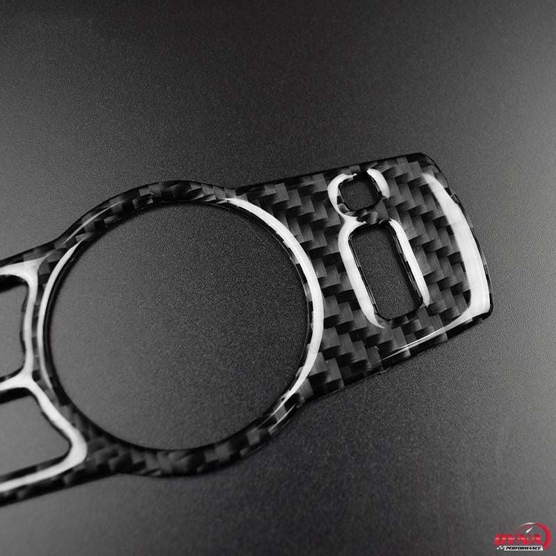 DynaCarbon™️ Carbon Fiber LHD Headlight Switch Trim Overlay for BMW F10 F07 F01 F25 F26