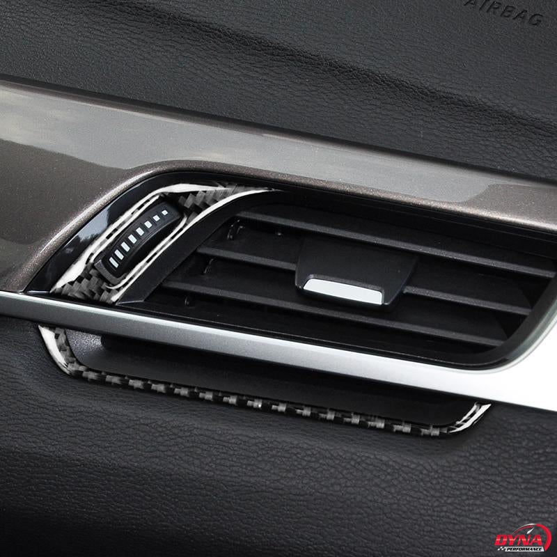 DynaCarbon™️ 5Pcs Carbon Fiber Air Conditioning Outlet Trim Overlay for BMW F48 X1 2016-2018