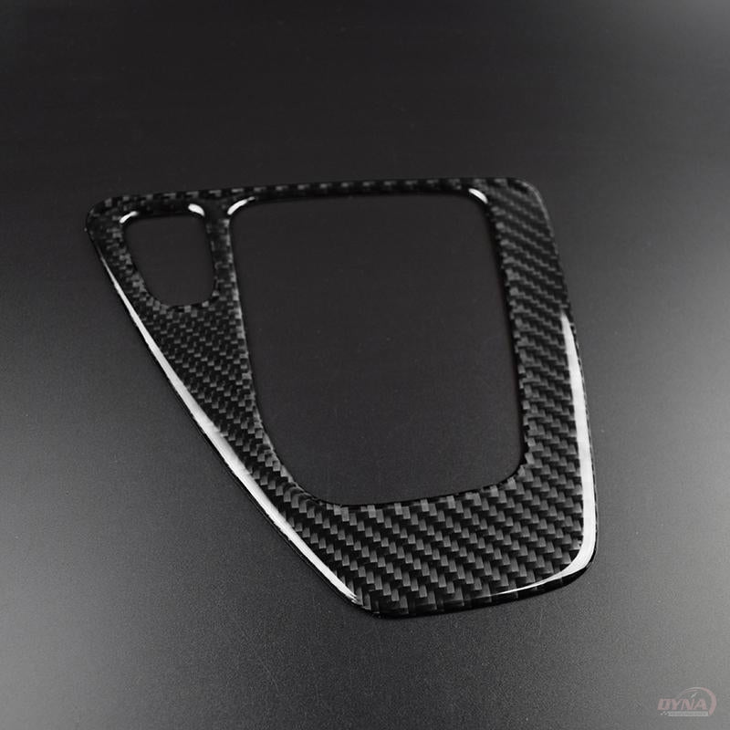 DynaCarbon™️ Carbon Fiber LHD Gear Shift Panel Trim Overlay for BMW 3 Series E90 E92 E93