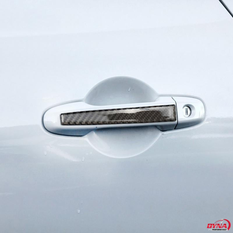 DynaCarbon™️ Carbon Fiber 2PCS Carbon Fiber Protective Door Handle Trim Overlay for Toyota 86 2013-2017