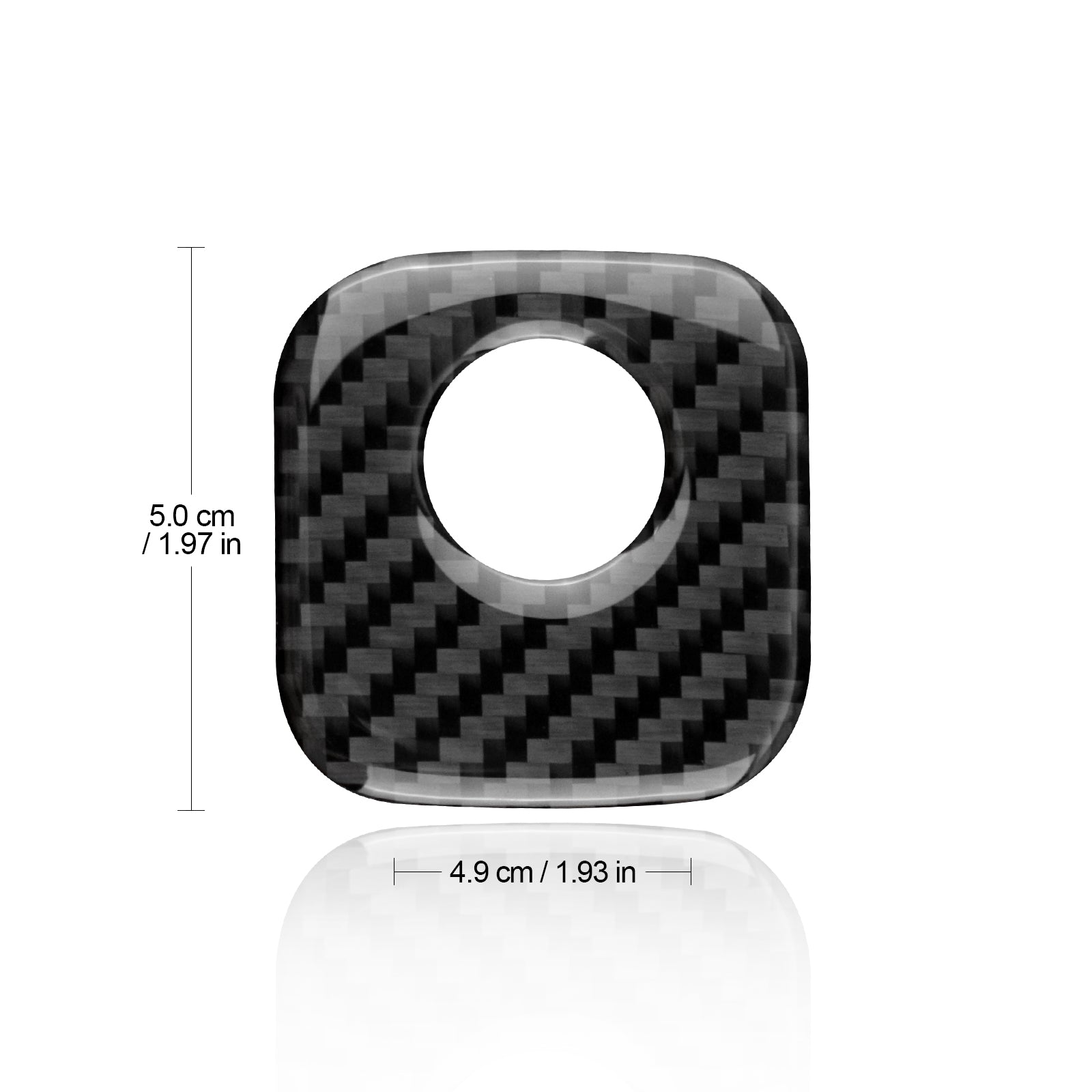 DynaCarbon™ Carbon Fiber Glove Box Handle Trim for Corvette C6 2005-2007