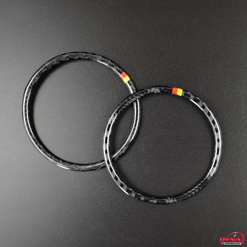 DynaCarbon™️ Carbon Fiber Speaker Trim Overlay for Mercedes Benz GLS ML GLE GL