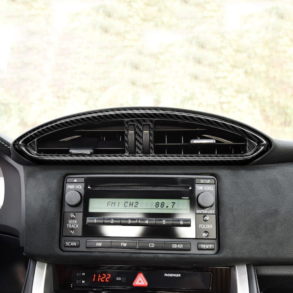 DynaCarbon™️ Hard Carbon Central Control Air Outlet Cover for Subaru BRZ / Toyota 86 2013-2020