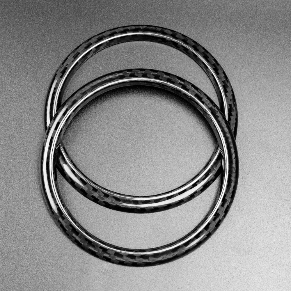DynaCarbon™️ Hard carbon Air Conditioning Outlet Vent Circle Trims for Subaru BRZ / Toyota 86 2013-2020