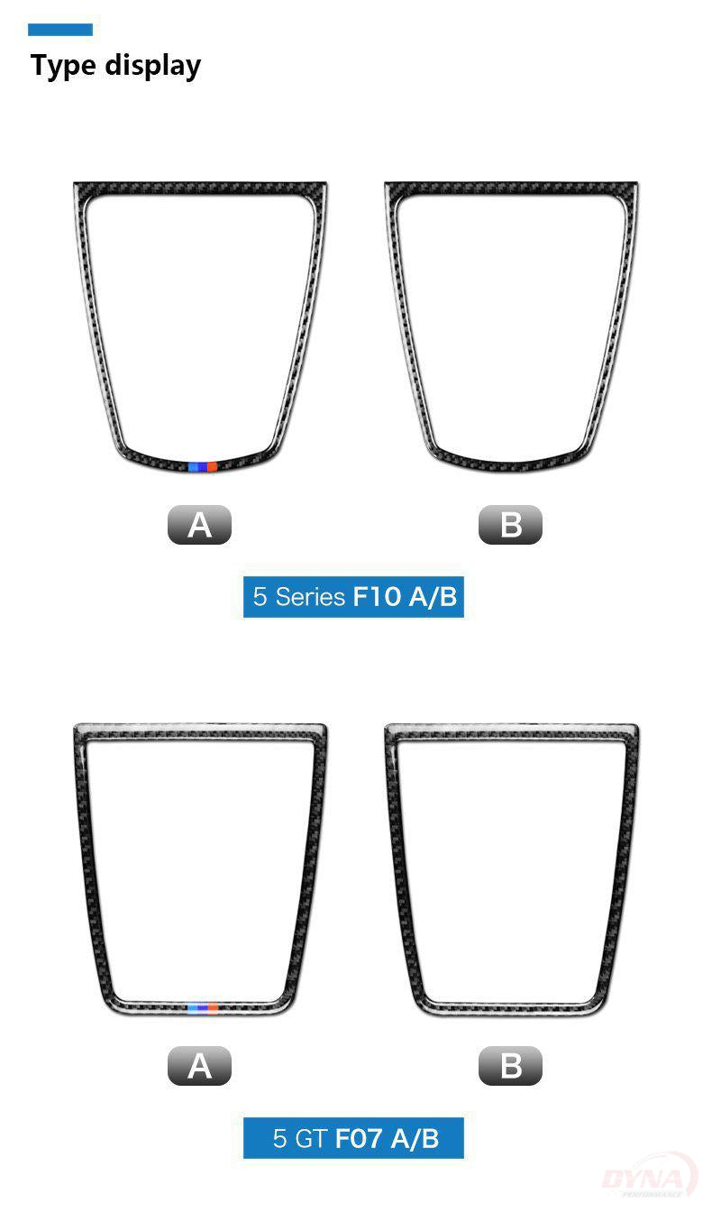 DynaCarbon™️ Carbon Fiber Dashboard Speaker Cover Trim for BMW F10 5 Series F07 GT