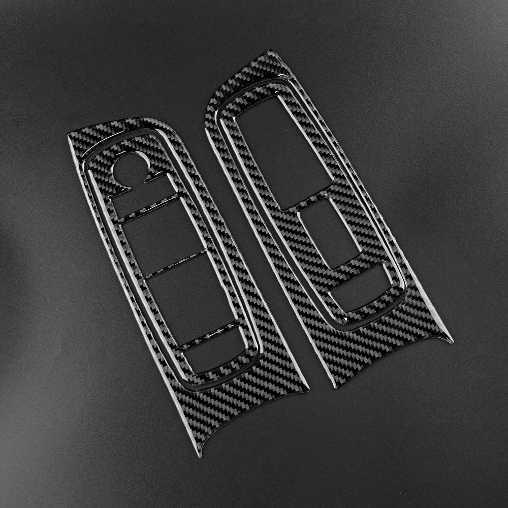 DynaCarbon™️ Carbon Fiber Window Control Panel Trim for Dodge Charger 2015-2023