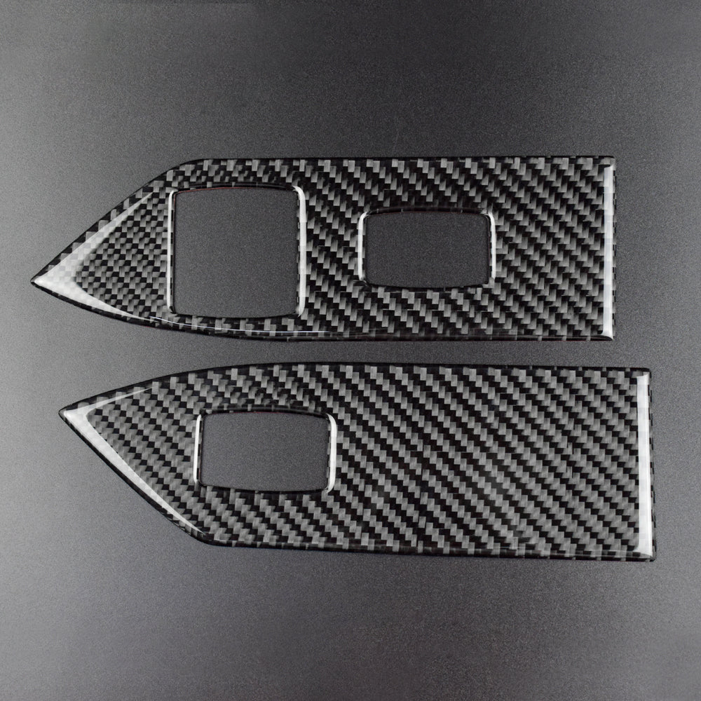 DynaCarbon™️ Carbon Fiber Window Control Trim For Ford Mustang 2005-2009